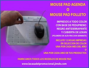Javier Anuncios gratis en Mexico en Guadalajara |  Mouse pad agenda o calendario personalizados con tus productos, Tu marca o producto los 365 dias del aÑo en las manos de tus clientes