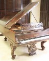 piano de concierto knabe ..... teclas de marfil ..... palo de rosa