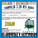 renta brincolin trampolin tumbling 2.20m tultitlan coacalco tultepec