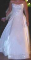 vestido de novia seminuevo euronovias talla 9, con corse de lentejuelas 