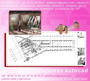 adolfmech Avisos gratis en Mexico lindo en Benito Ju&aacute;rez |  AUTOCAD DIBUJO PLANOS EN AUTOCAD, LEVANTAMIENTOS LOTIFICACION INSTALACIONES ELECTRICIDAD