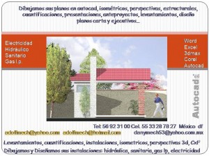 adolfmech Avisos gratis en Mexico lindo en Ciudad de Mexico |  autocad dibujo planos en autocad isometricos diagramas, electricidad instalaciones levantamientos dibujo autocad