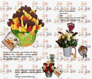 Yuliana Londo&ntilde Avisos gratis en Mexico lindo en Naucalpan |  HALLOWEEN,  ARREGLOS FRUTALES ORIGINALES,  FIESTAS,  FECHAS ESPECIALES, Arreglos con dise&ntilde;o en frutas cubiertos con chocolate blanco y caf&eacute;