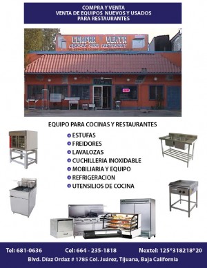 Muebles Para REstaur Avisos gratis en Mexico lindo en Tijuana |  Refrigeradores para Restaurant Tijuana = Equipo para Restaurant Tijuana, Equipo para REstaurant Tijuana