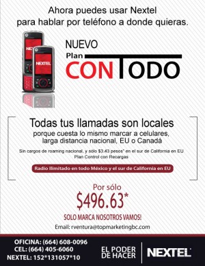 Nextel ConTodo Tijua Avisos gratis en Mexico lindo en Tijuana |  Radios Nextel Tijuana = Nextel Con Todo Tijuana , Nextel ConTodo Tijuana
