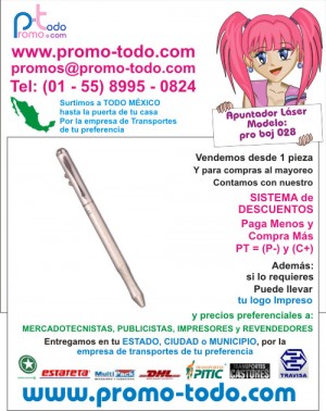 Mauricio Villegas Avisos gratis en Mexico lindo en Coyoac&aacute;n |  Apuntador laser plata pro-boj-028, Apuntador se&ntilde;alador laser promocional y publicitario