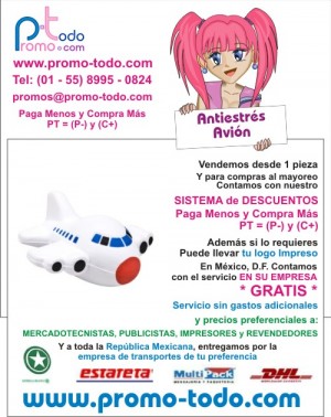 Mauricio Villegas Avisos gratis en Mexico lindo en Coyoac&aacute;n |  pelota antiestres avi&oacute;n, promocionales