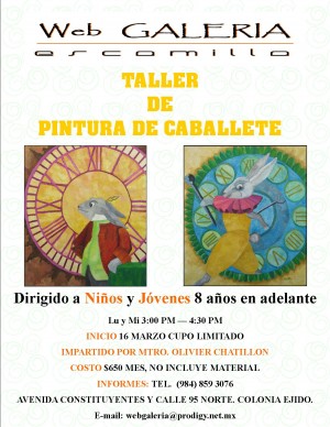 WEB GALERIA ESCAMILL Avisos gratis en Mexico lindo en Playa del Carmen |  TALLER DE PINTURA, TALLER DE PINTURA DE CABALLETE