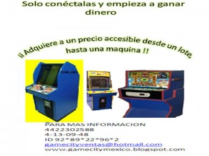 MARIO RAMIREZ Avisos gratis en Mexico lindo en Quer&eacute;taro |  VENTA DE MAQUINAS DE VIDEOJUEGO , CATALOGO DE MAQUINS