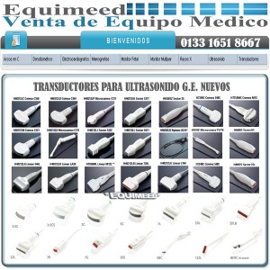 EQUIMEED Avisos gratis en Mexico lindo en Guadalajara |  TRANSDUCTORES PARA ULTRASONIDO G.E. NUEVOS, EQUIPO MEDICO
