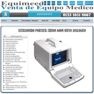 EQUIMEED Avisos gratis en Mexico lindo en Guadalajara |  ULTRASONIDO PORTATIL CHISON 600M NUEVO ANALOGICO, EQUIPO MEDICO