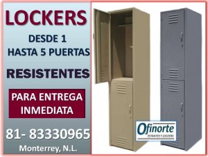 Maldonado Avisos gratis en Mexico lindo en Monterrey |  Lockers Met&aacute;licos Nuevos, de 1 a 5 Puertas., Lockers para Gimnasios, Escuelas y Centros de Trabajo.