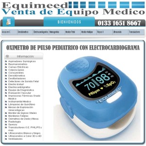 EQUIMEED Avisos gratis en Mexico lindo en Guadalajara |  OXIMETRO DE PULSO PEDIATRICO CON ELECTROCARDIOGRAMA, EQUIPO MEDICO