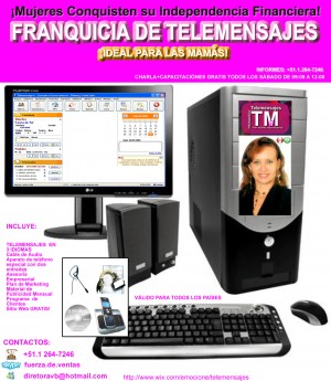 MORBENIA MOURA MORBE Avisos gratis en Mexico lindo en Ciudad de Mexico |  Franquicia Agencia de Telemensajes , Ideal para mam&aacute;s que no quieren aleja