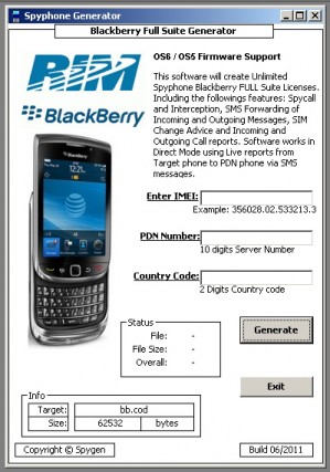  Avisos gratis en Mexico lindo en Ensenada |  Software Blackberry Spyphone Generador FULL OS6 & OS5, Unico en el mundo