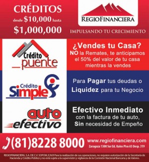 RegioFinanciera Avisos gratis en Mexico lindo en Monterrey |  En RegioFinanciera, �Impulsamos tu crecimiento!, Pr&eacute;stamos desde $10mil hasta $1 mill&oacute;n, sin tantos requisitos