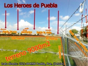 fernando Avisos gratis en Mexico lindo en Puebla |  Terreno sobre perif&eacute;rico y prol. 14 Sur - Puebla, Cuenta con entrada desde el periferico ecologico de Puebla