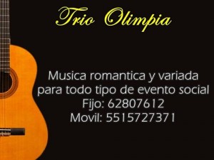 victor solis Avisos gratis en Mexico lindo en Ciudad de Mexico |  musica romantica y versatil Trio Olimpia, lo mejor de la musica para todo evento