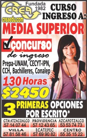 crea Avisos gratis en Mexico lindo en Gustavo A. Madero |  Curso de Preparaci&oacute;n a Ingreso Media Superior (COMIPEMS), Ingreso a Media Superior