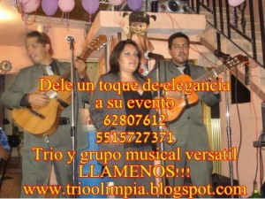victor solis Avisos gratis en Mexico lindo en Ciudad de Mexico |  trios romanticos para toda ocacion, trio musical