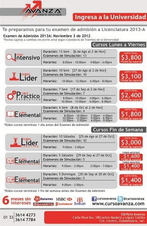 centro de capacitaci Avisos gratis en Mexico lindo en Guadalajara |  PREVENTA INGRESA A LA UNIVERSIDAD, NO PIERDAS OTROS SEIS MESES