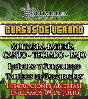 Guitarreria de M&egr Avisos gratis en Mexico lindo en Naucalpan |  Curso de Verano Musical Summer Rock Camp Echegaray. Sat&eacute;lite. Naucalpan. , Guitarreria Summer Camp 