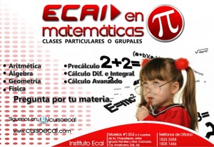 Cursos ECAI Avisos gratis en Mexico lindo en Guadalajara |  Clases de regularizaci&oacute;n en matem&aacute;ticas, clases de matem&aacute;ticas
