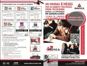 Cursos avanza Avisos gratis en Mexico lindo en Guadalajara |  Cursos para ingresar a la universidad en guadalajara, Cursos avanza