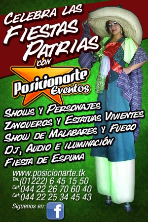 Ivan Maldonado Avisos gratis en Mexico lindo en Puebla |  Shows para 15 de septiembre: personajes, zanqueros, show de fuego, ma	, Shows para 15 de septiembre: personajes, zanqueros, show de fuego, mal