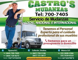 mudanzas Avisos gratis en Mexico lindo en Culiac&aacute;n |  Castro el mejor servicio de mudanza, flete de muebles tijuana, El mejor servicio de mudanzas de muebles y mercancia en mexico