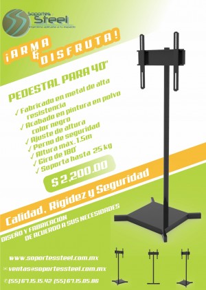 Andres zamora Avisos gratis en Mexico lindo en Guadalajara |  Pedestal para pantalla de 40 pulgadas, soportes, Pedestales, soportes, pedestales para pantallas,soportes para proyecto