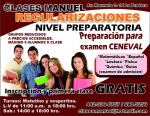 Manuel Chaveznava Avisos gratis en Mexico lindo en Quer&eacute;taro |  Clases para ceneval acuerdo 286. asesor matematico, Metematcas, asesorias, queretaro