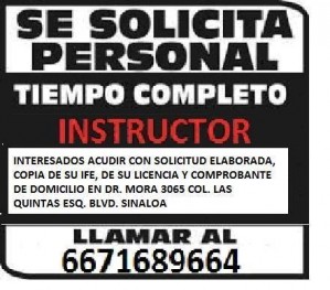 Jazmin Avisos gratis en Mexico lindo en Cosal&aacute; |  Autoescuela culiacan esta solicitando instructor de conduccion, Cursos de manejo