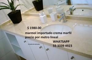 Marmol Avisos gratis en Mexico lindo en Magdalena Contreras |  Marmol crema marfil importado cubierta lavabo $ 1980.00, Cubierta marmol