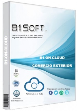 B1SOFT Avisos gratis en Mexico lindo en Miguel Hidalgo |  Cfdi comercio exterior on cloud prueba 5 folios, Facturacion