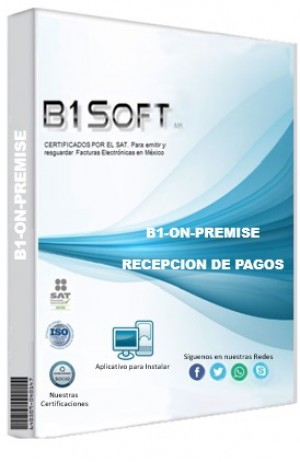 B1SOFT Avisos gratis en Mexico lindo en Miguel Hidalgo |  Cfdi recepci&oacute;n de pagos on premise 50 folios, Facturacion
