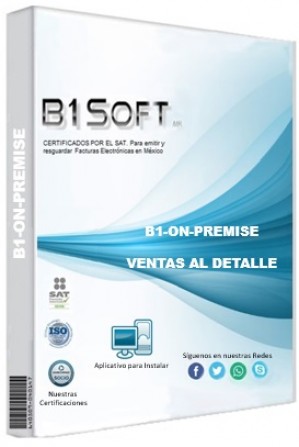 B1SOFT Avisos gratis en Mexico lindo en Miguel Hidalgo |  Cfdi ventas al detalle on premise 50 folios, Facturacion
