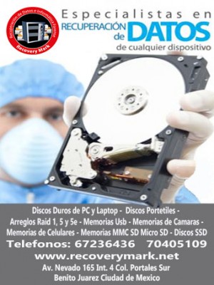 Grupo MARK Avisos gratis en Mexico lindo en Ciudad de Mexico |  Laboratorio de recuperaci&oacute;n de datos inform&aacute;ticos en discos duros, Recuperaci&oacute;n de datos, recuperaci&oacute;n de informaci&oacute;n