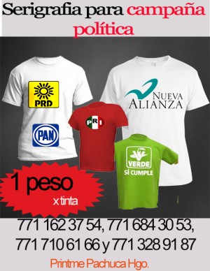 Printme Avisos gratis en Mexico lindo en Pachuca de Soto |  Playera para campa&ntilde;a politica,marketing politico, playera camapa&ntilde;era, Playera campa&ntilde;era,playera de campa&ntilde;a,marketing politico