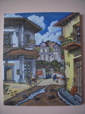 lisbeth Avisos gratis en Mexico lindo en Cuauht&eacute;moc |  pintura del pueblito, pintura al oleo