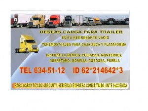 j jaramillo  Avisos gratis en Mexico lindo en Irapuato |  GRUPO RECICLOM S.A. DE C.V., TRANSPORTE DE CARGA PLATAFORMA Y CAJA SECA (TRAILERS)