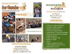 Cristina Ramos Avisos gratis en Mexico lindo en Zapopan |  CAMPAMENTOS DE VERANO  ::: GRANJA ECOL&oacute;GICA LOS VENADOS:::, Para Ni&ntilde;os de 6 a 17 a&ntilde;os d edad, es dond podr&aacute;n realizar varias actividads